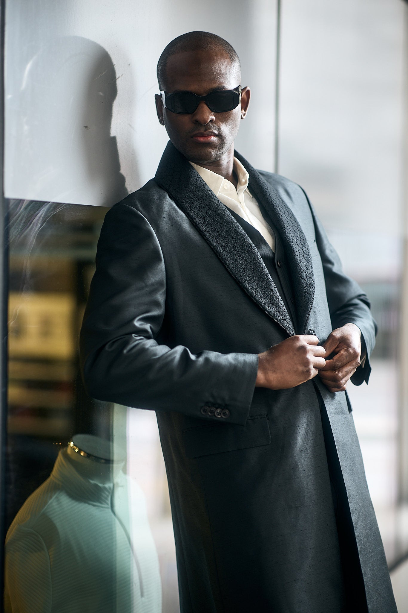 Classic Stripe Single Breast Tailored Jacket