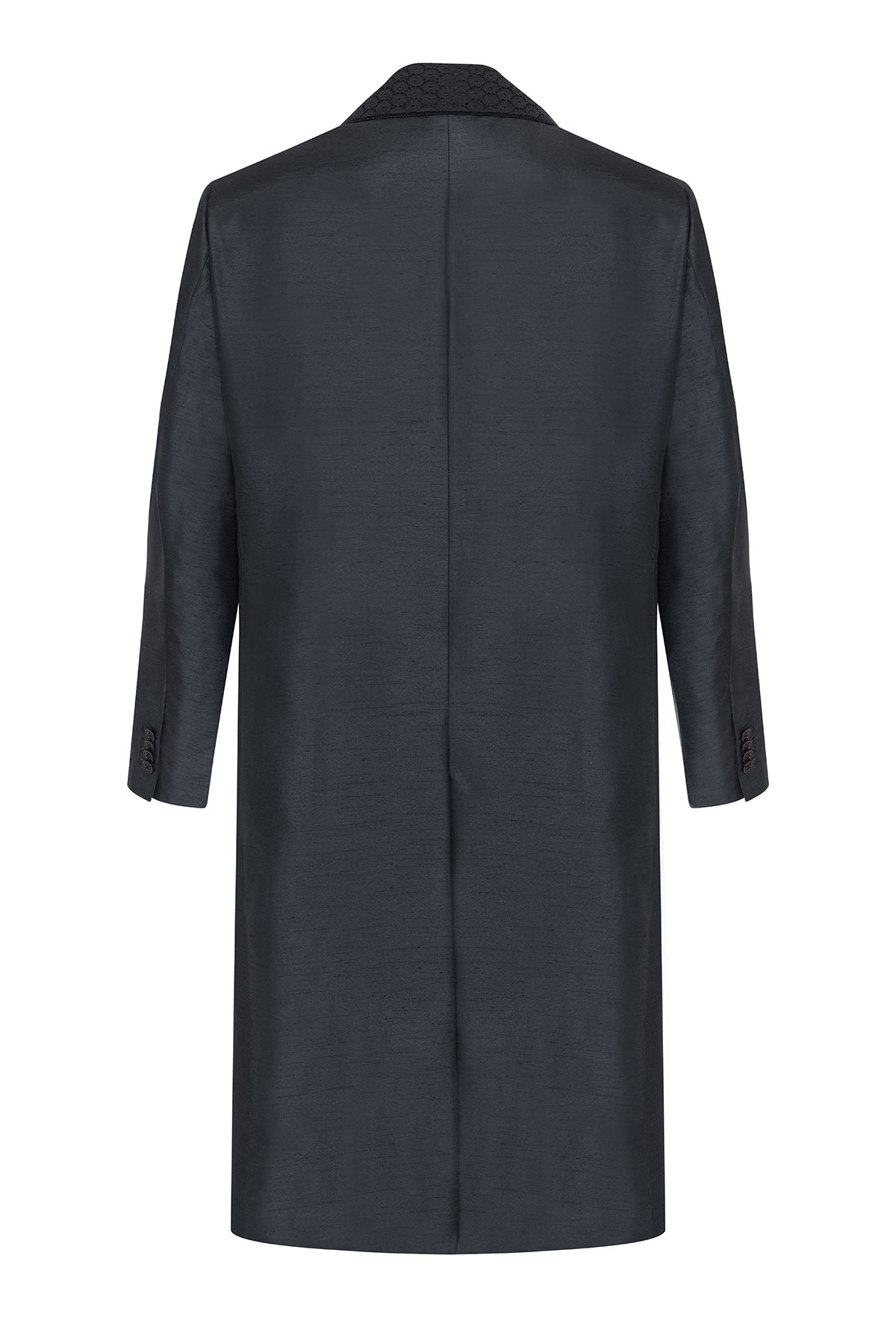 Classic Smoking Long Jacket "Godfather Black"