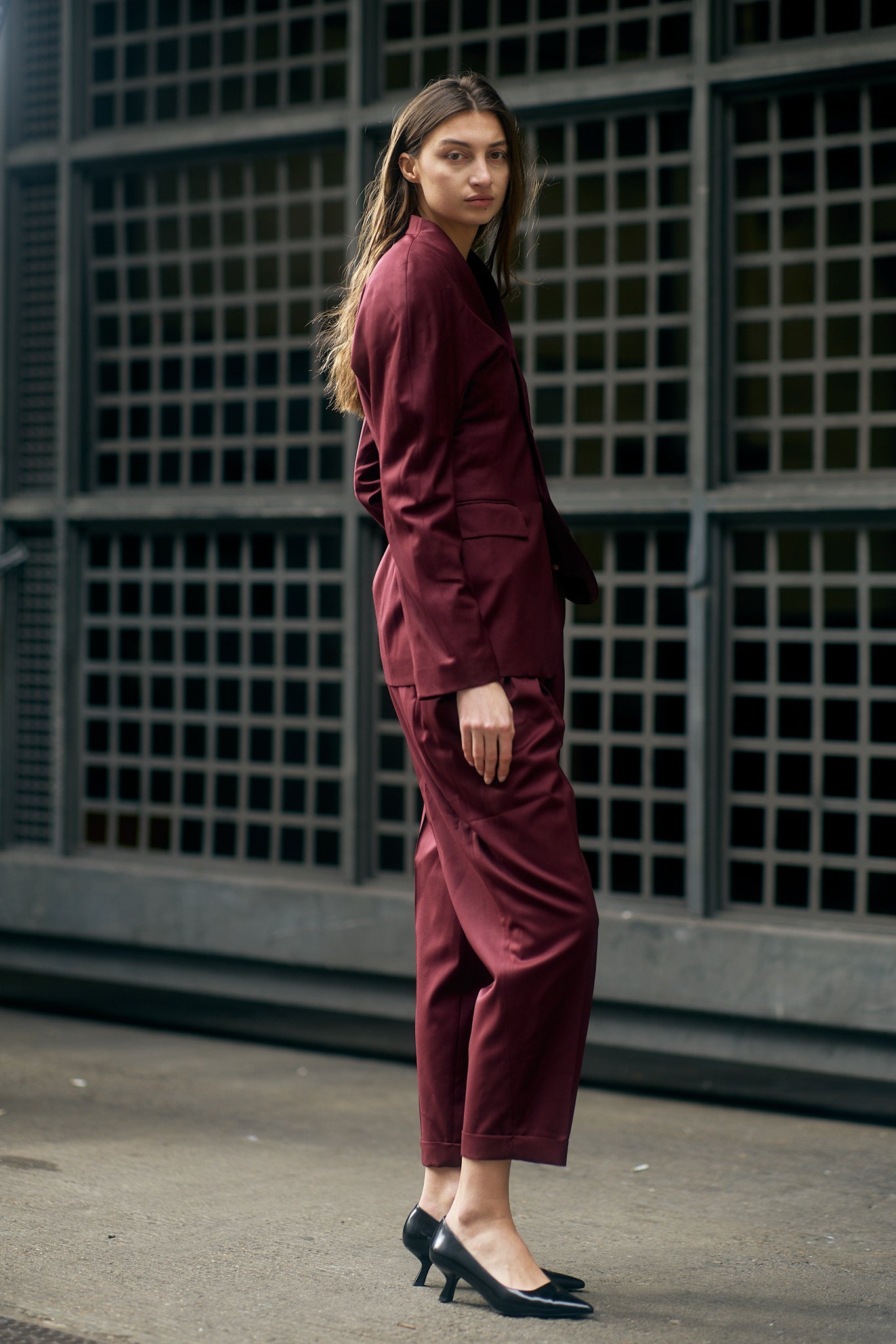 Classic Single Breasted Tailored Jacket "Power Suits"