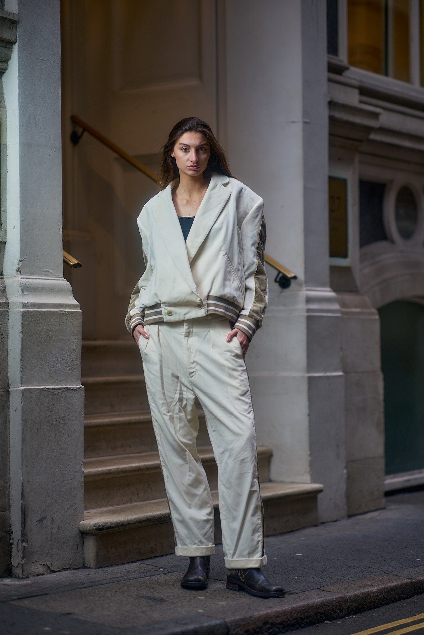 Classic Bombers Jacket "Montana's white"