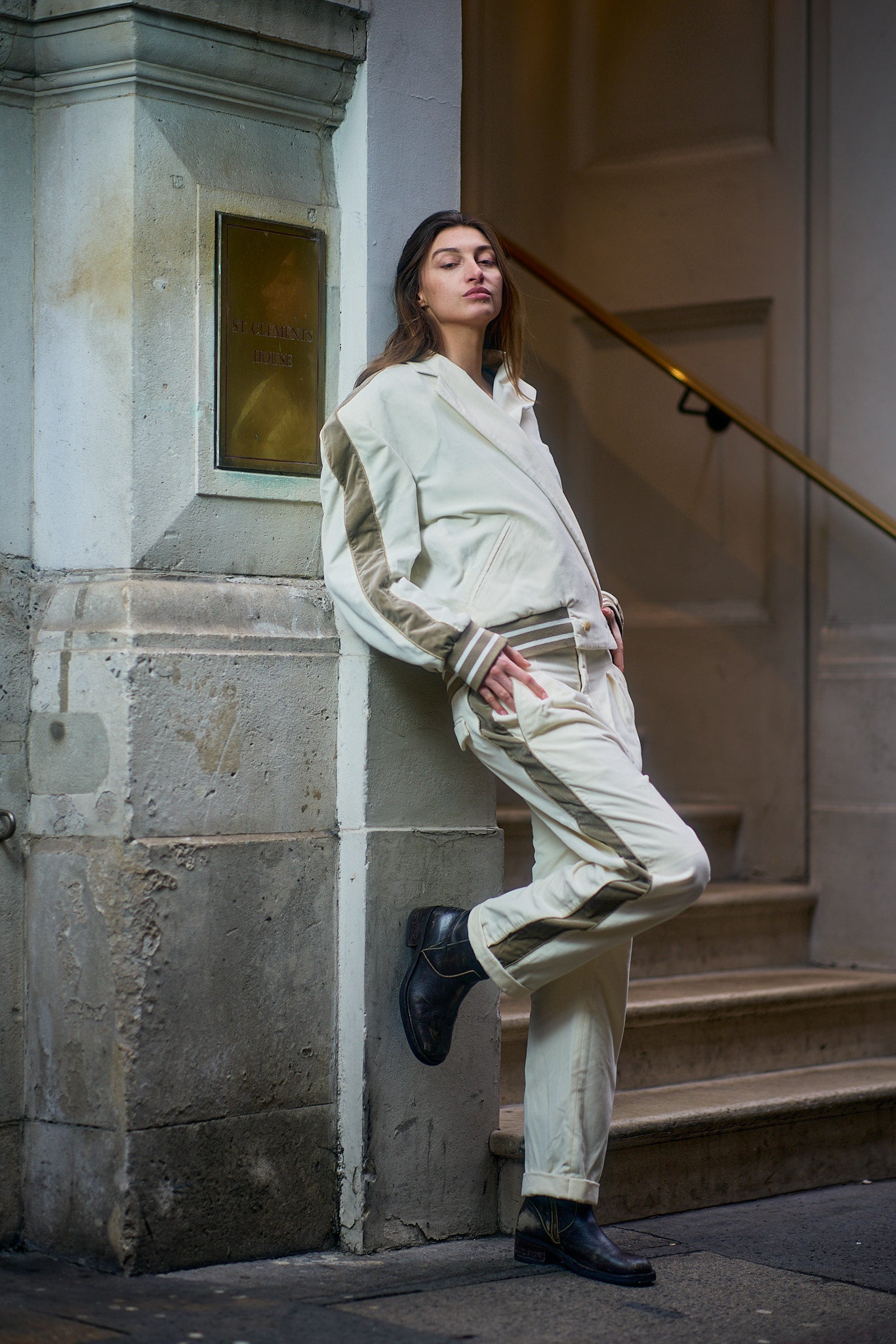 Classic Bombers Jacket "Montana's white"