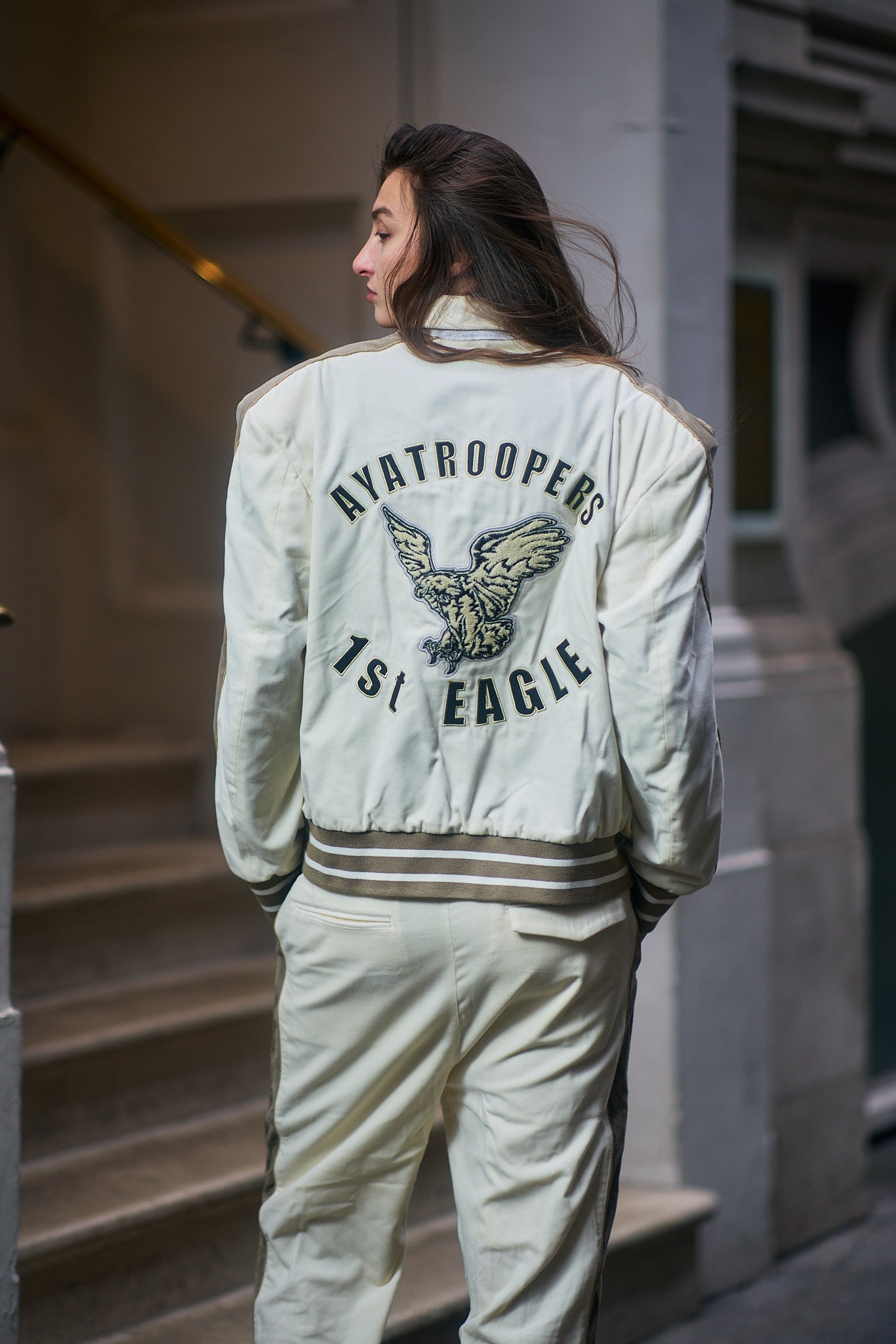 Classic Bombers Jacket "Montana's white"
