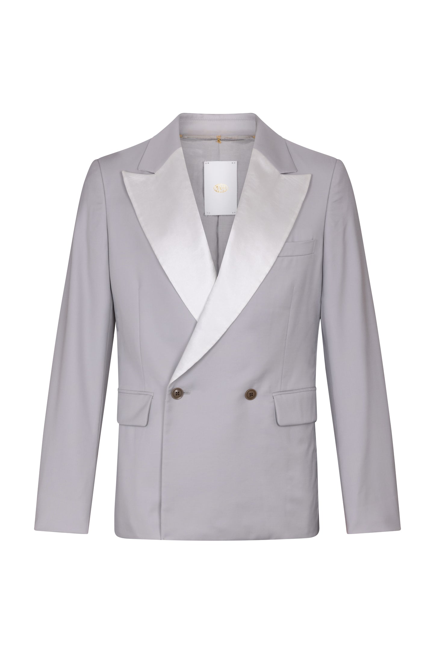 Classic Double Breasted Tailored Jacket "Montana's Gray"