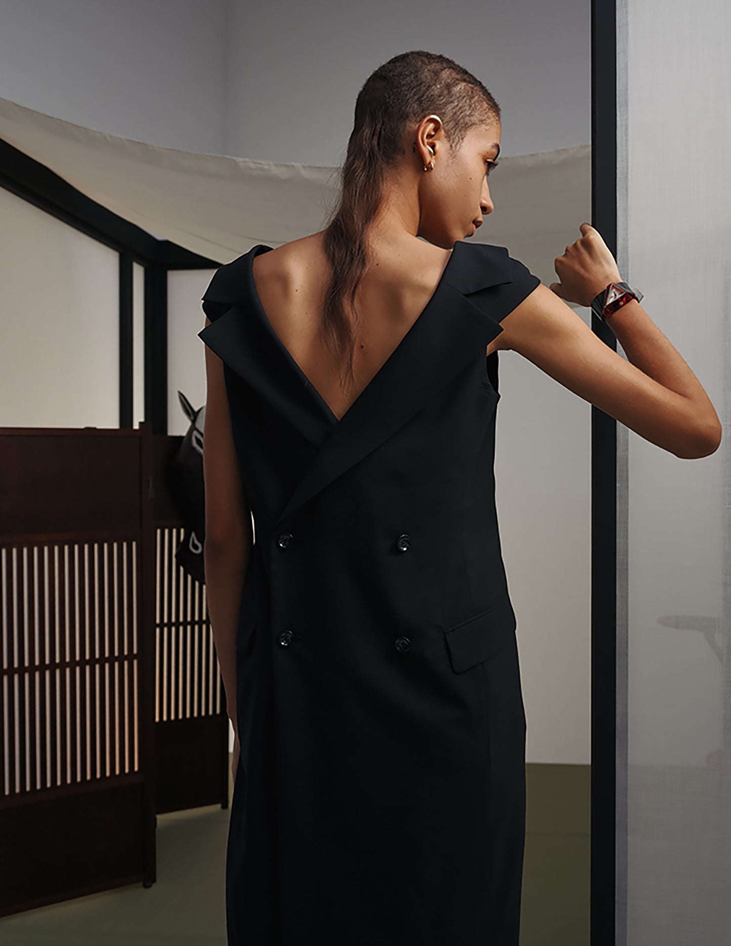 Reverse Tailored Dress