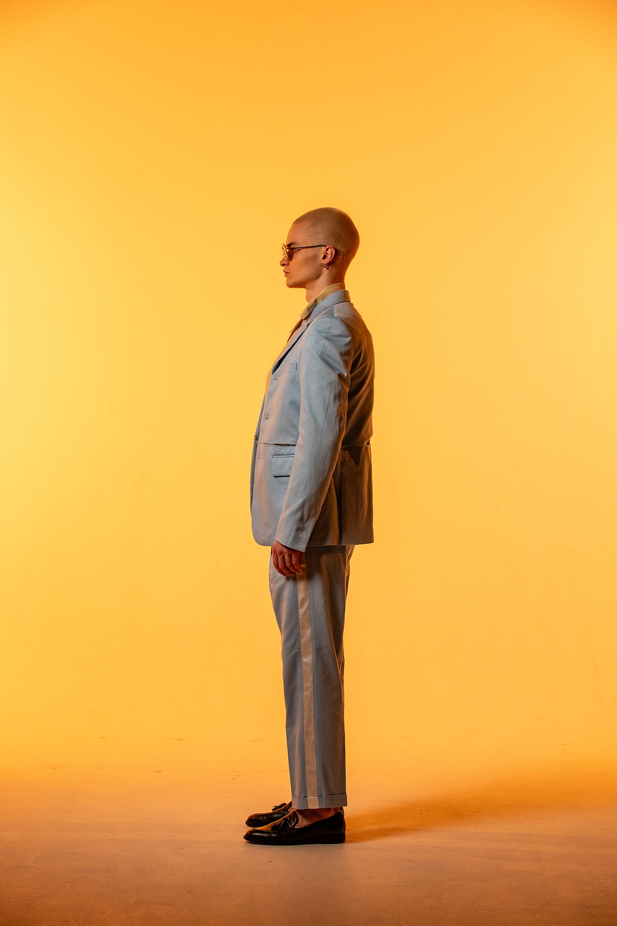 Classic Single Breasted Tailored Jacket - Lopez Blue