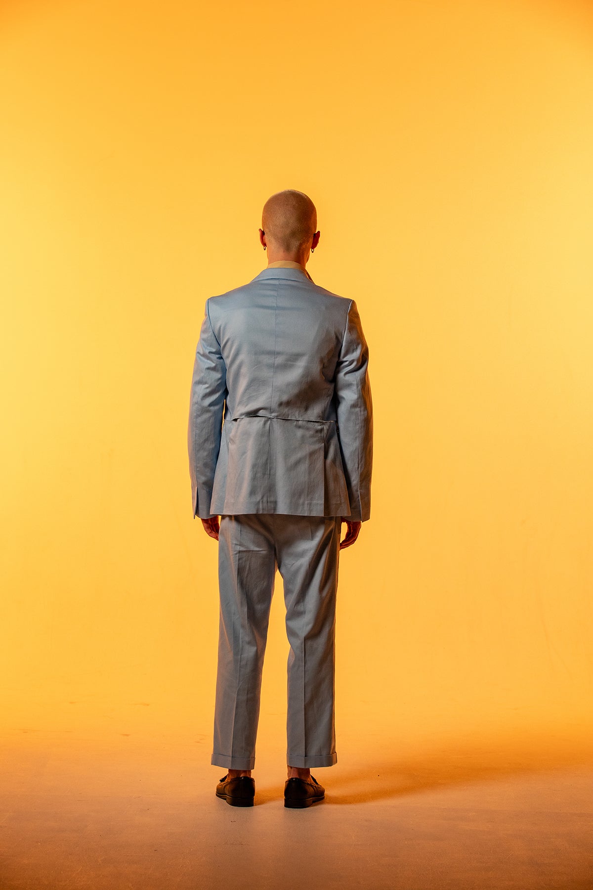 Classic Single Breasted Tailored Jacket - Lopez Blue