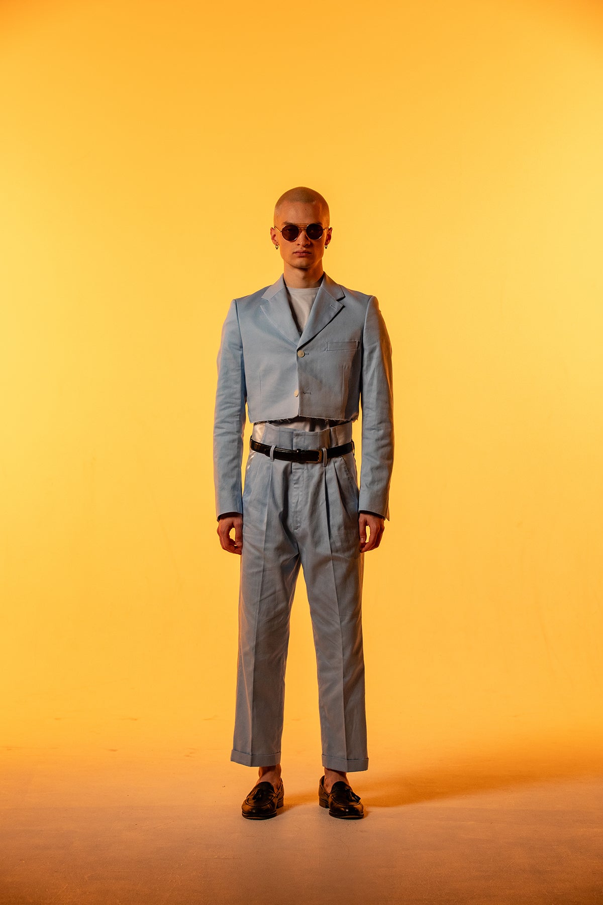 Classic Single Breasted Tailored Jacket - Lopez Blue