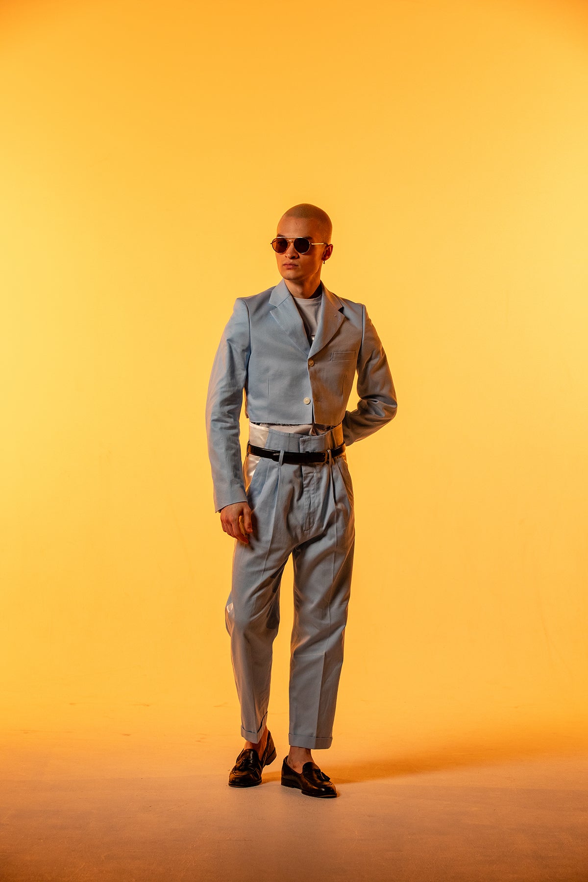 Classic Single Breasted Tailored Jacket - Lopez Blue