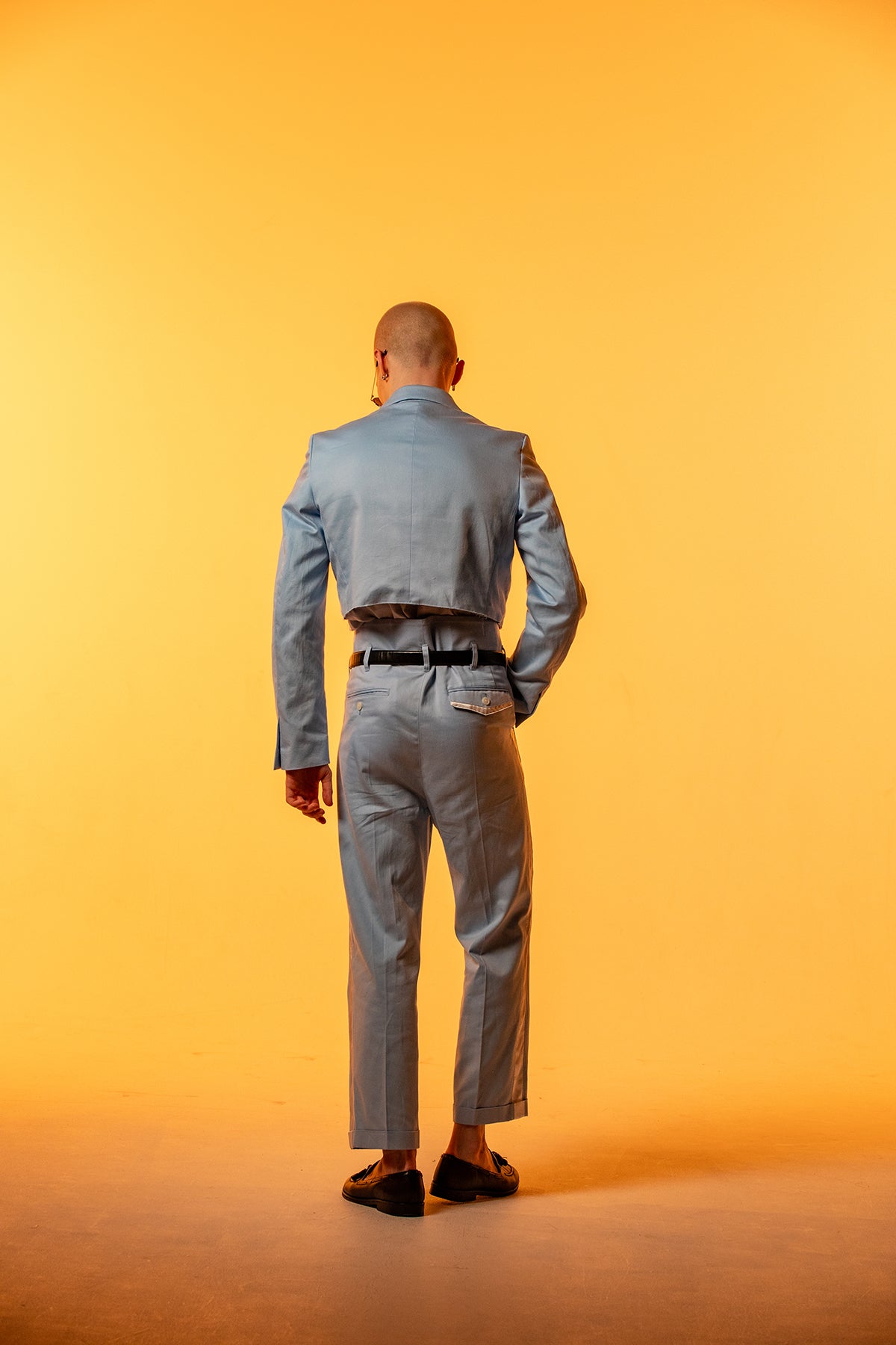 Classic Single Breasted Tailored Jacket - Lopez Blue