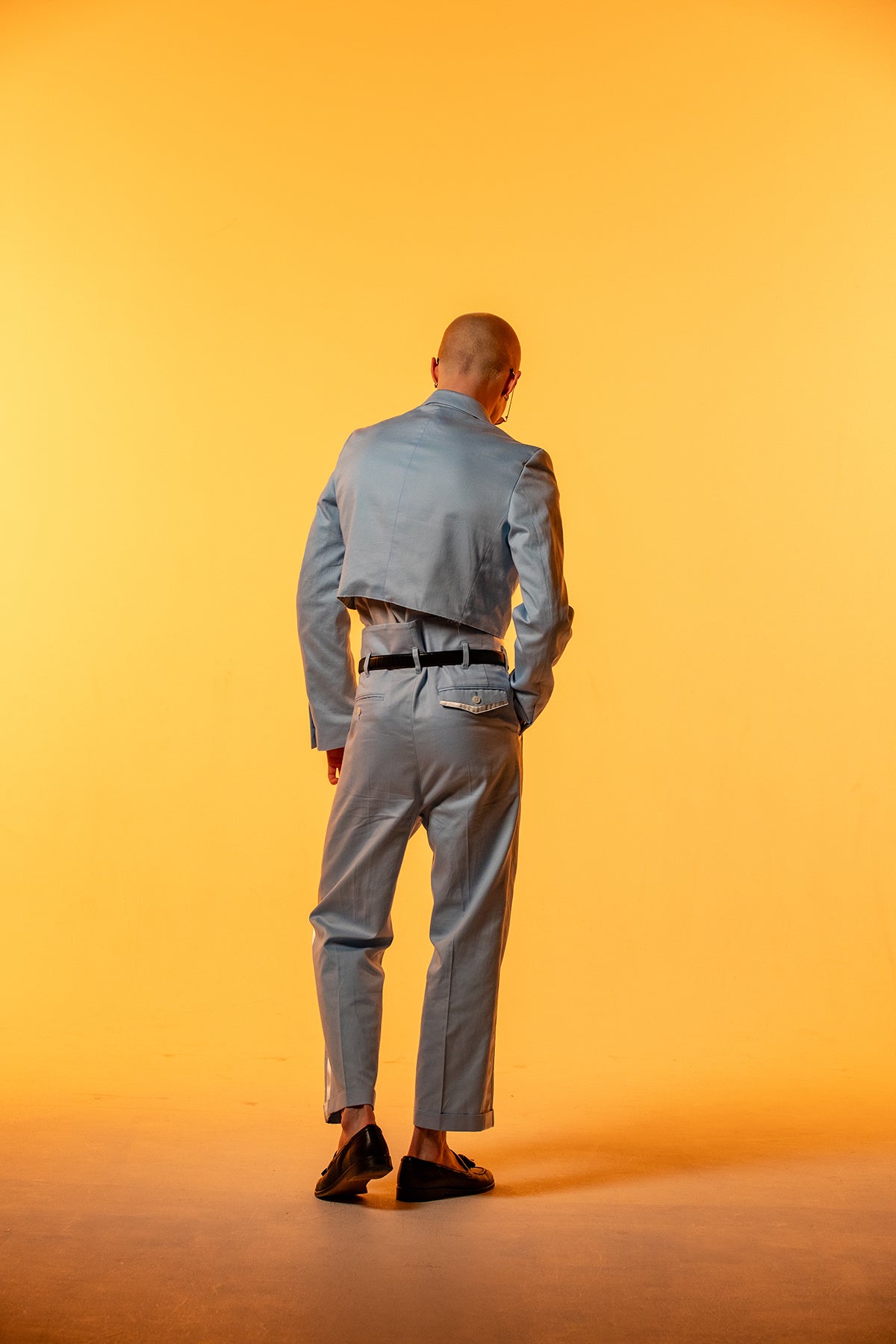 Classic Single Breasted Tailored Jacket - Lopez Blue