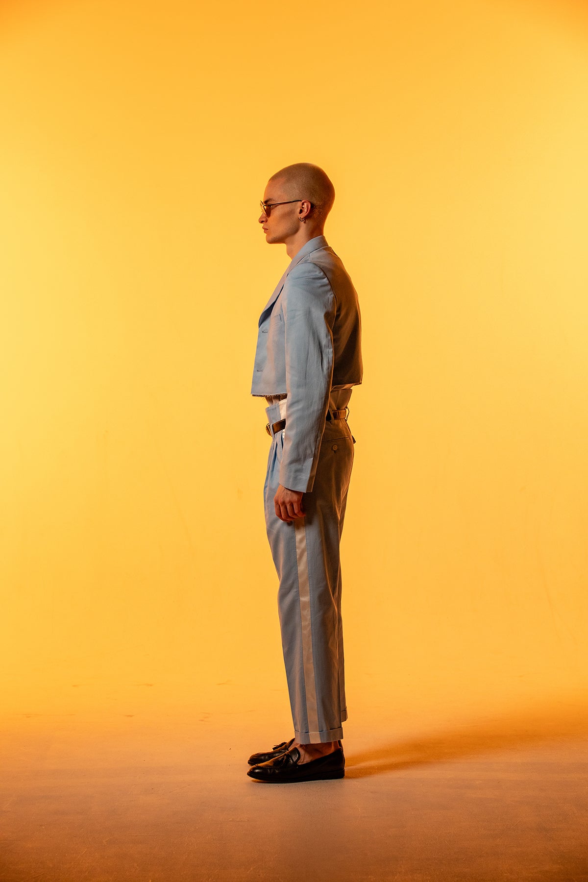 Classic Single Breasted Tailored Jacket - Lopez Blue