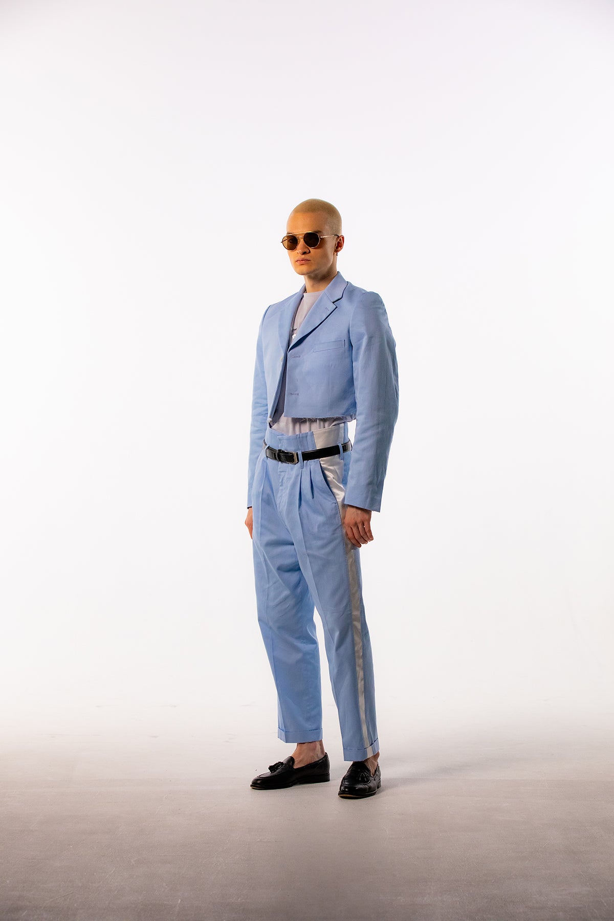 Classic Single Breasted Tailored Jacket - Lopez Blue