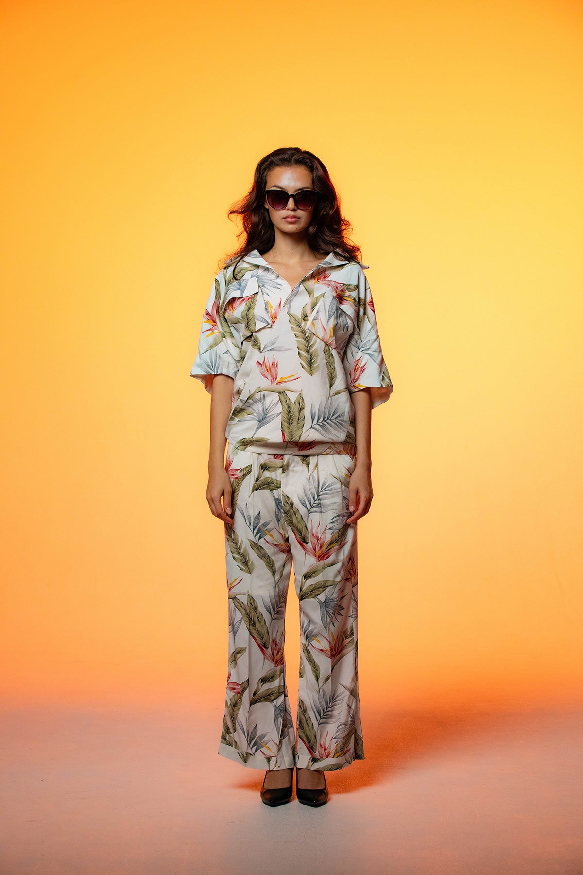 Classic Print Trousers - Botanical