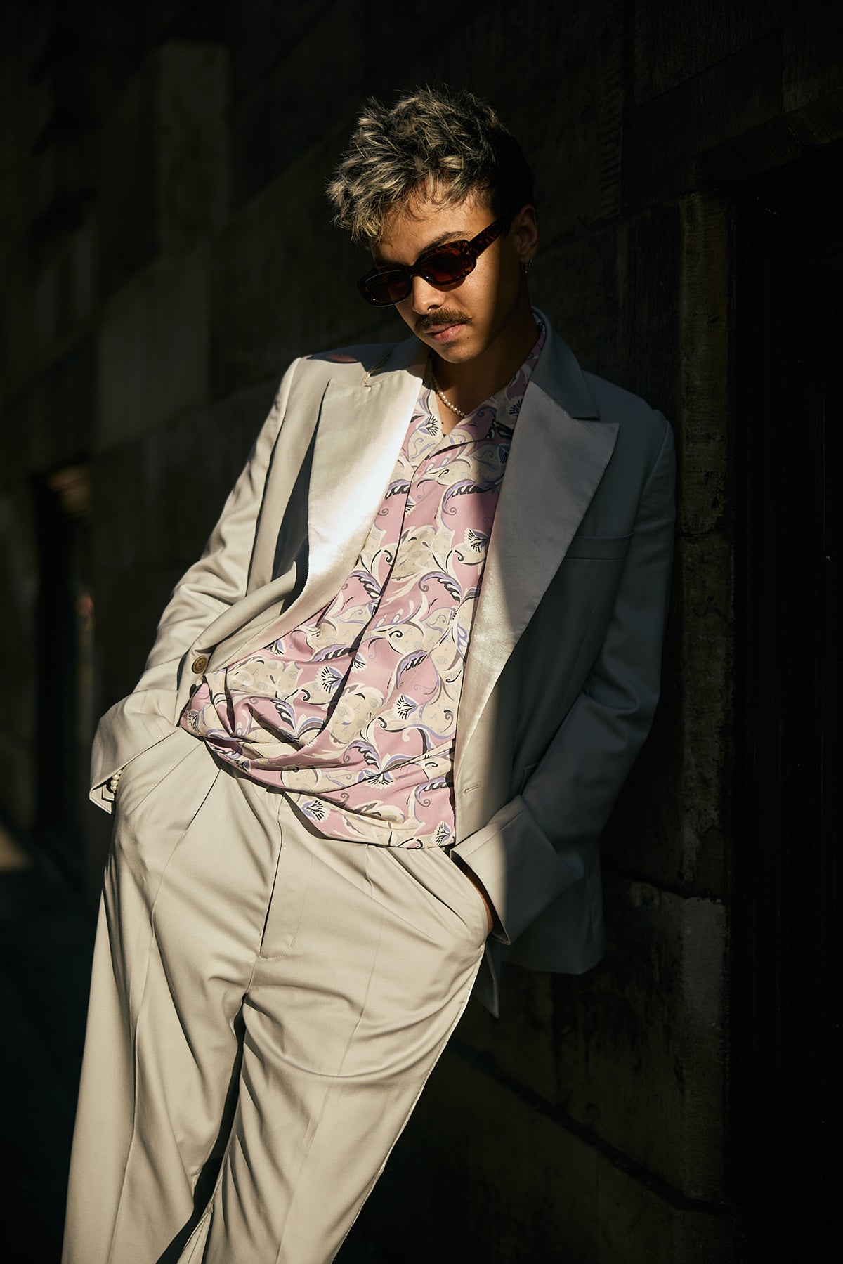 Classic Double Breasted Tailored Jacket "Montana's Gray"